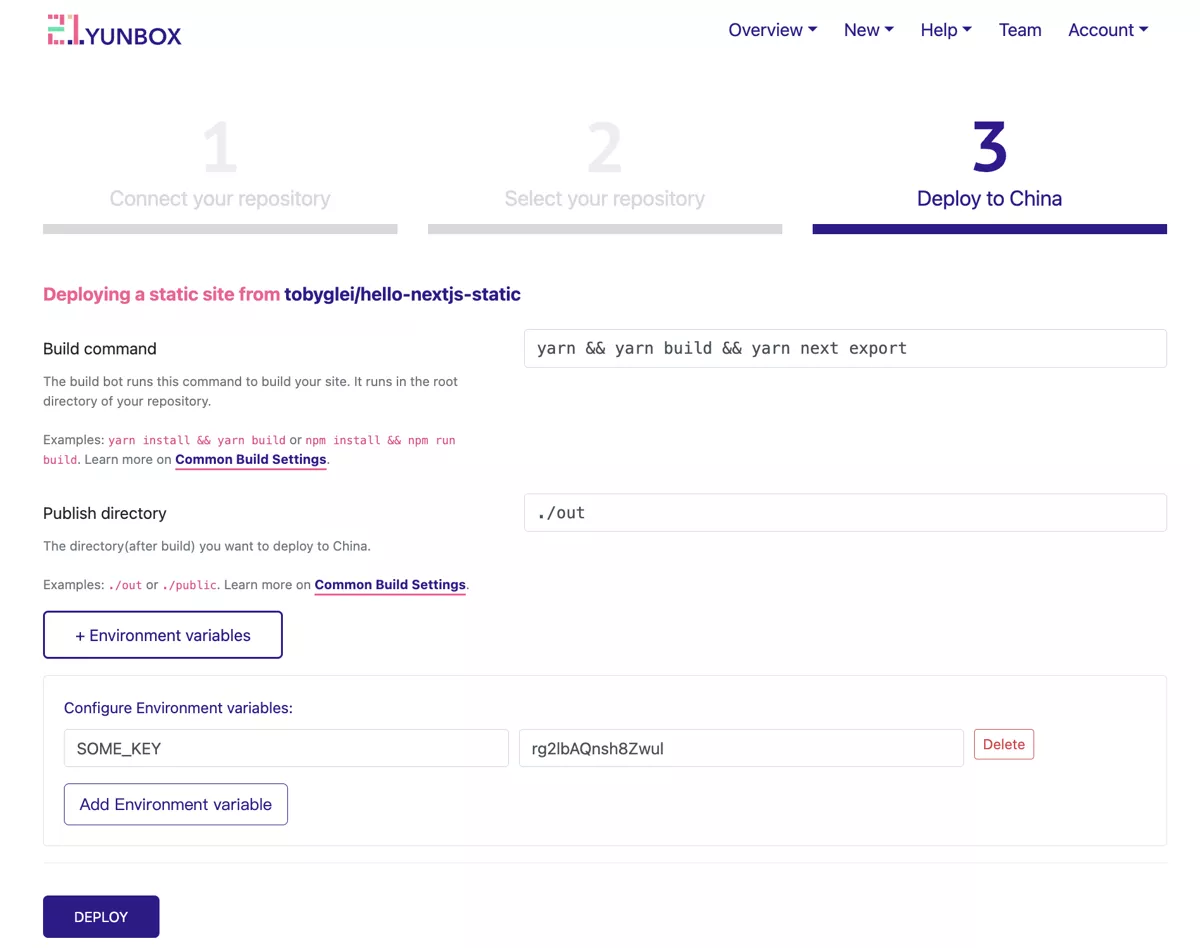 Optimize your Next.js SSG settings in 21YunBox