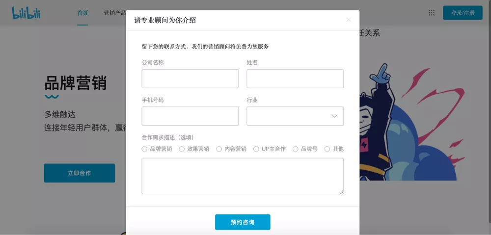 Advertising on Bilibili