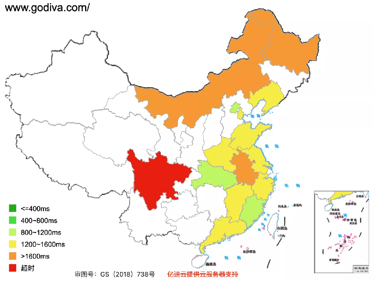 Godiva.com performs poorly in China.