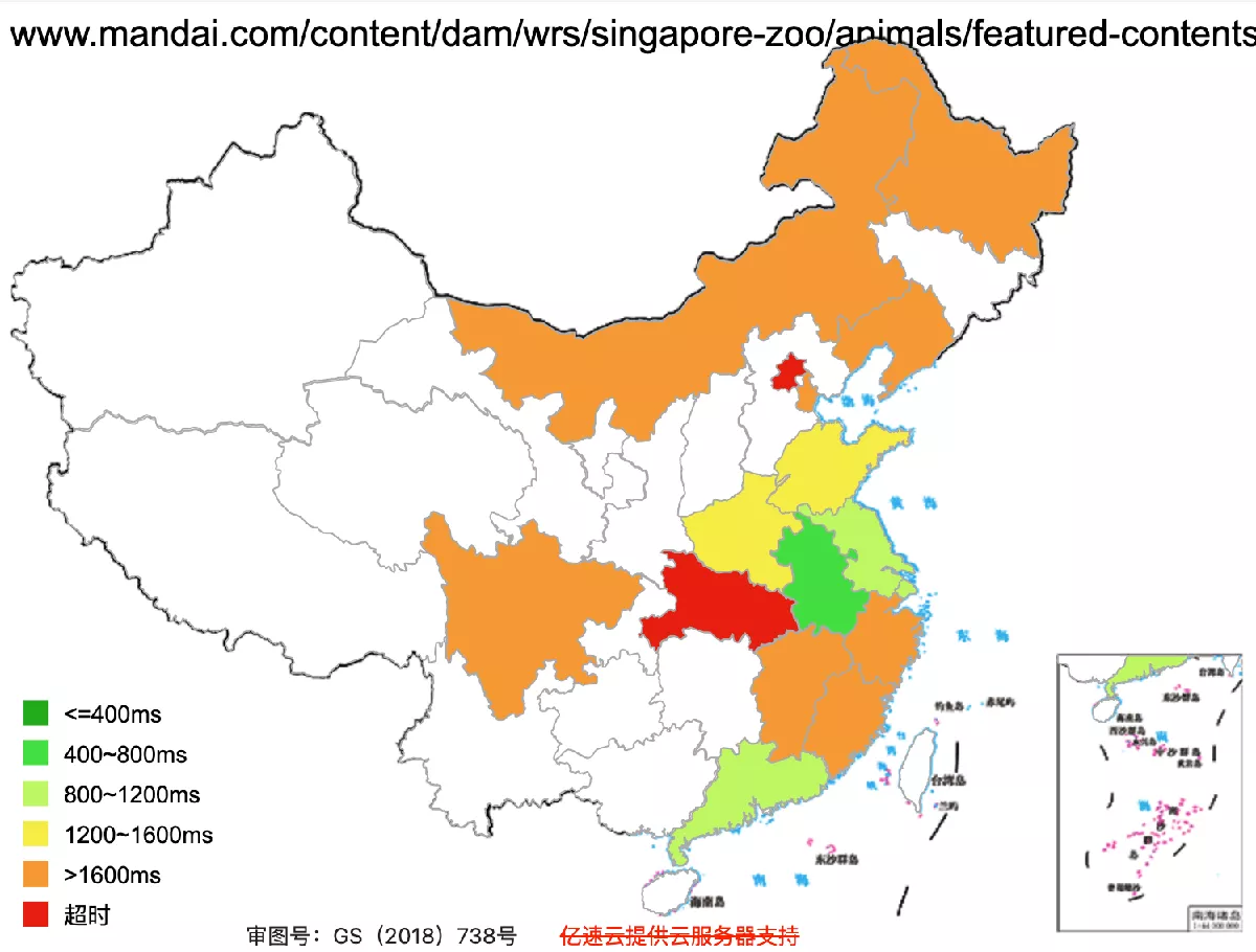 Images on Mandai's website are not accessible in China