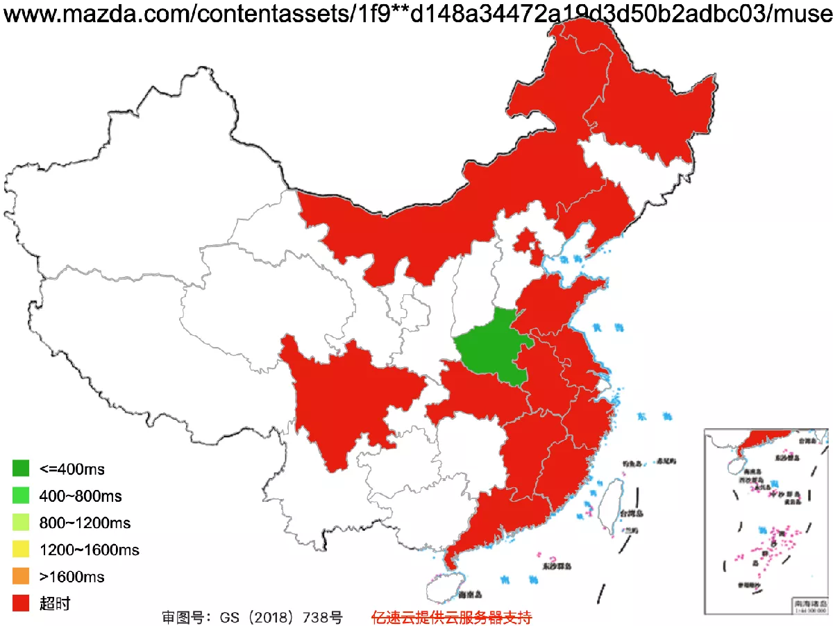 Mazda's Access Speed is Slow if Accessible in China