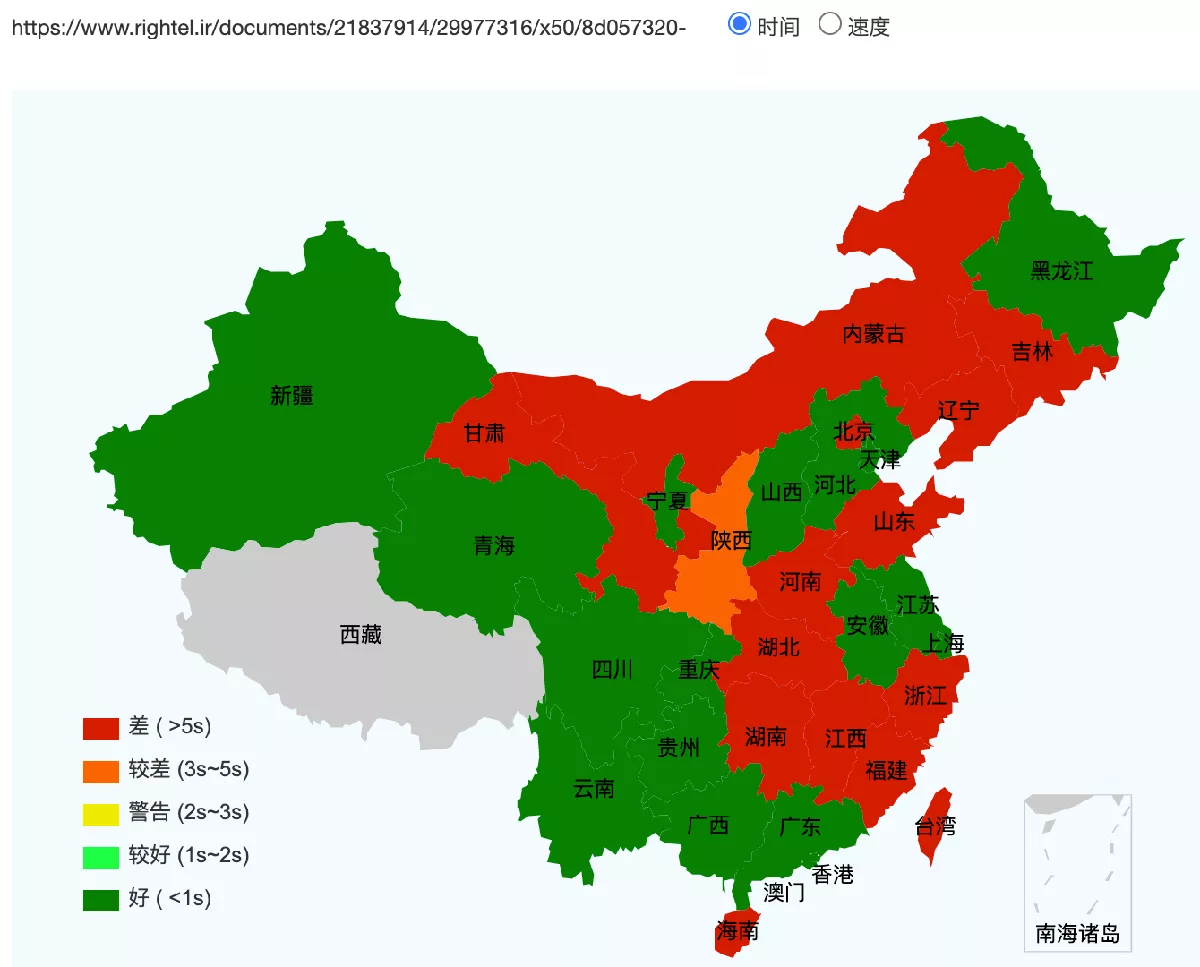 Images on RighTel's website are not accessible in China