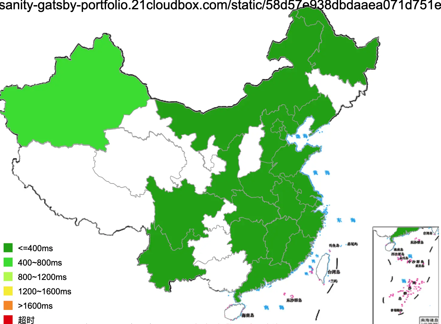 Speed boost Sanity with 21YunBox in China (Before vs After)